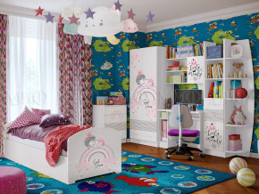 Детская комната Юниор-2 Принцесса 1 в Североуральске - severouralsk.magazinmebel.ru | фото
