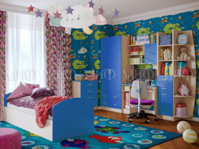 Детская комната Юниор-2 Синий в Североуральске - severouralsk.magazinmebel.ru | фото