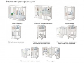 Детская кроватка белая Эстель в Североуральске - severouralsk.magazinmebel.ru | фото - изображение 2