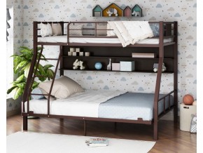 Двухъярусная кровать Гранада-1П 140 коричневый в Североуральске - severouralsk.magazinmebel.ru | фото