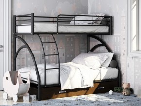 Двухъярусная кровать Виньола-2 Я черный в Североуральске - severouralsk.magazinmebel.ru | фото