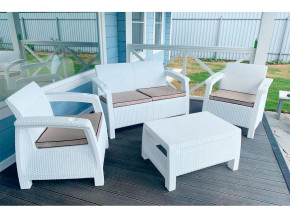 Комплект уличной мебели Yalta Terrace Set белый в Североуральске - severouralsk.magazinmebel.ru | фото - изображение 1