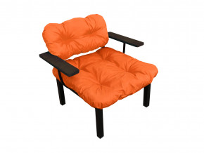 Кресло Дачное оранжевая подушка в Североуральске - severouralsk.magazinmebel.ru | фото - изображение 1