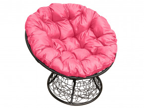 Кресло Папасан с ротангом розовая подушка в Североуральске - severouralsk.magazinmebel.ru | фото