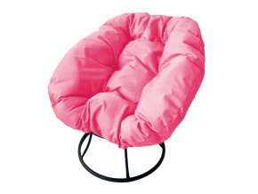 Кресло Пончик без ротанга розовая подушка в Североуральске - severouralsk.magazinmebel.ru | фото