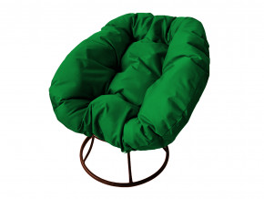 Кресло Пончик без ротанга зелёная подушка в Североуральске - severouralsk.magazinmebel.ru | фото - изображение 1