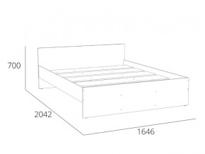 Кровать 1600 НМ 011.53 Симпл Белый Фасадный в Североуральске - severouralsk.magazinmebel.ru | фото - изображение 4