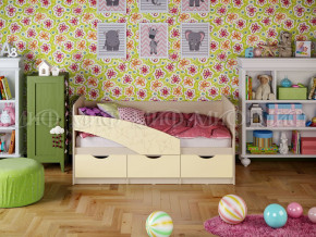 Кровать Бабочки 1600 Ваниль в Североуральске - severouralsk.magazinmebel.ru | фото