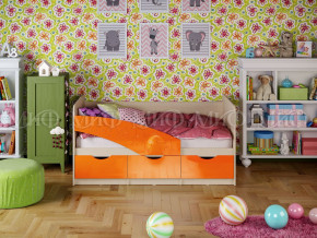 Кровать Бабочки 1800 Оранжевый металлик в Североуральске - severouralsk.magazinmebel.ru | фото - изображение 1