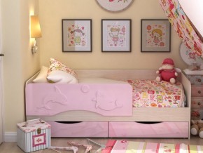 Кровать детская Алиса КР 812 розовая 1600 в Североуральске - severouralsk.magazinmebel.ru | фото - изображение 1