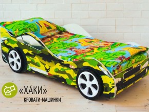 Кровать детская машина Хаки в Североуральске - severouralsk.magazinmebel.ru | фото - изображение 2