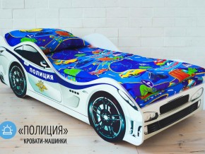 Кровать детская машина Полиции в Североуральске - severouralsk.magazinmebel.ru | фото