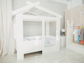 Кровать детская Теремок без ящика белая в Североуральске - severouralsk.magazinmebel.ru | фото