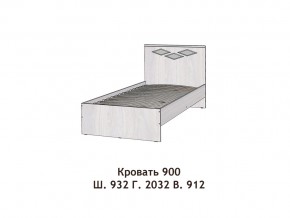 Кровать Диана 900 в Североуральске - severouralsk.magazinmebel.ru | фото - изображение 2
