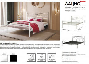 Кровать двойная 42.27-01 Лацио в Североуральске - severouralsk.magazinmebel.ru | фото - изображение 2