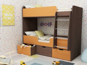 Кровать двухъярусная Малыш двойняшка бодега-оранжевый в Североуральске - severouralsk.magazinmebel.ru | фото - изображение 1