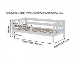 Кровать софа Аист-3 Классика белый 1800х900 мм в Североуральске - severouralsk.magazinmebel.ru | фото - изображение 2