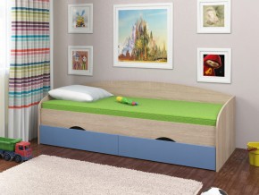 Кровать Соня 2 сонома-голубой в Североуральске - severouralsk.magazinmebel.ru | фото