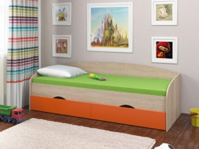 Кровать Соня 2 сонома-оранжевый в Североуральске - severouralsk.magazinmebel.ru | фото
