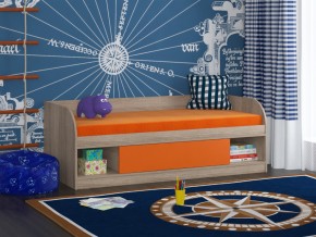 Кровать Соня 4 сонома-оранжевый в Североуральске - severouralsk.magazinmebel.ru | фото - изображение 1