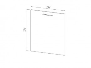 П 60 Комплект для посудомоечной машины 600 мм (цоколь + фасад) ЛДСП в Североуральске - severouralsk.magazinmebel.ru | фото