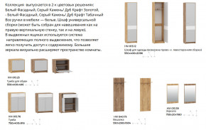 Прихожая Нортон Дуб Крафт Табачный/Серый Камень в Североуральске - severouralsk.magazinmebel.ru | фото - изображение 2