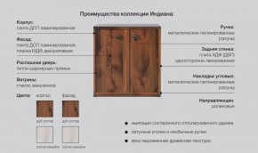 Спальня Индиана Дуб Саттер в Североуральске - severouralsk.magazinmebel.ru | фото - изображение 2