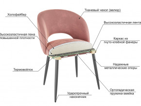 Стул Моли велюр синий в Североуральске - severouralsk.magazinmebel.ru | фото - изображение 2